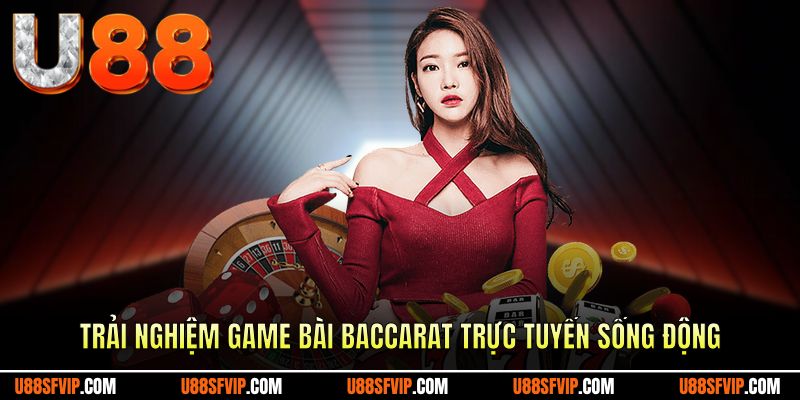 Trải nghiệm game bài baccarat trực tuyến sống động